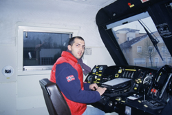 Aux commandes d'une Corail Rever sur un TER Paris - Beauvais en 2004